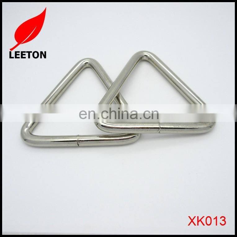 Factory supply Durable metal triangle buckle for bags
