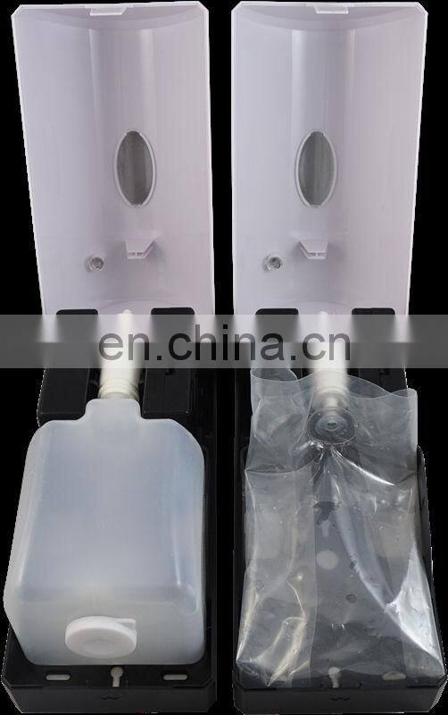 Dual purpose wall hanging liquid soap dispenser automatic