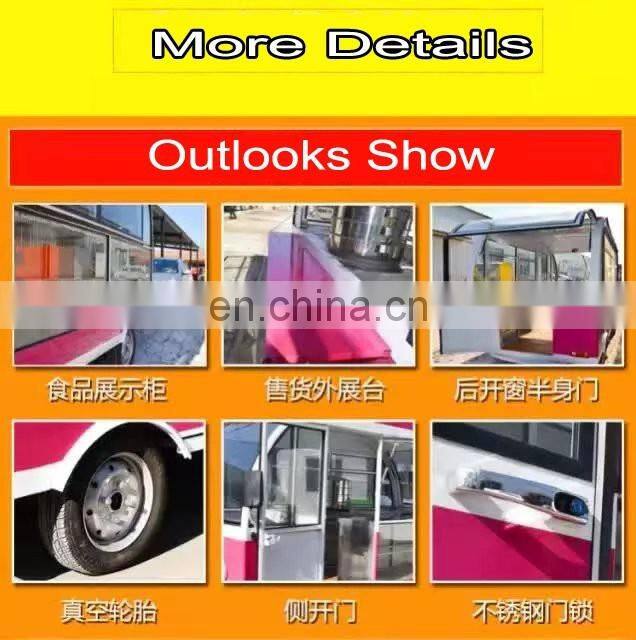 CE Multifunctional Food Kiosk China Mobile Food Cart Bakery Food Cart Trailer For Sale