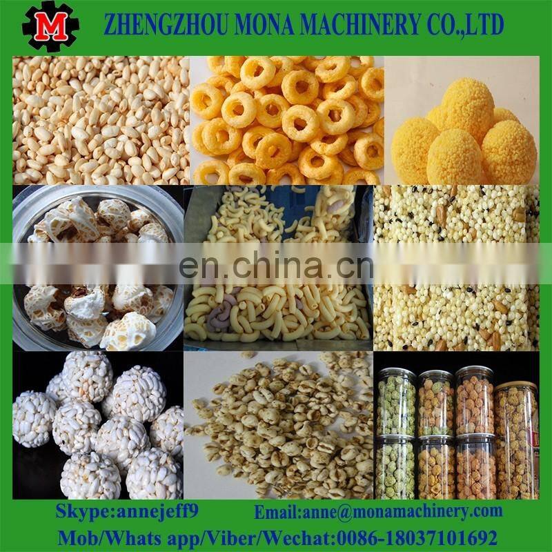 Hot air popcorn machine for corn maize rice wheat/corn popped machine/rice puffed making machine