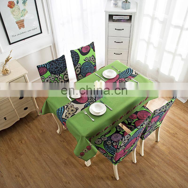 water resistant flower table cloth kitchen dining table rectangular party table covers home decoration christmas ornement