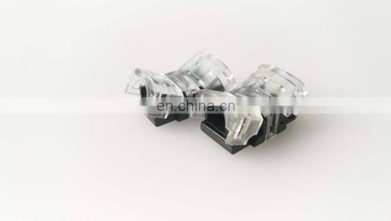 Newest flexible waterproof 8mm width 2 channels hippo led strip connector