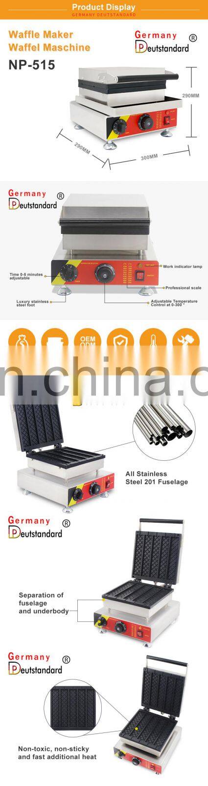 long line shape wafer making machine  waffle maker electric