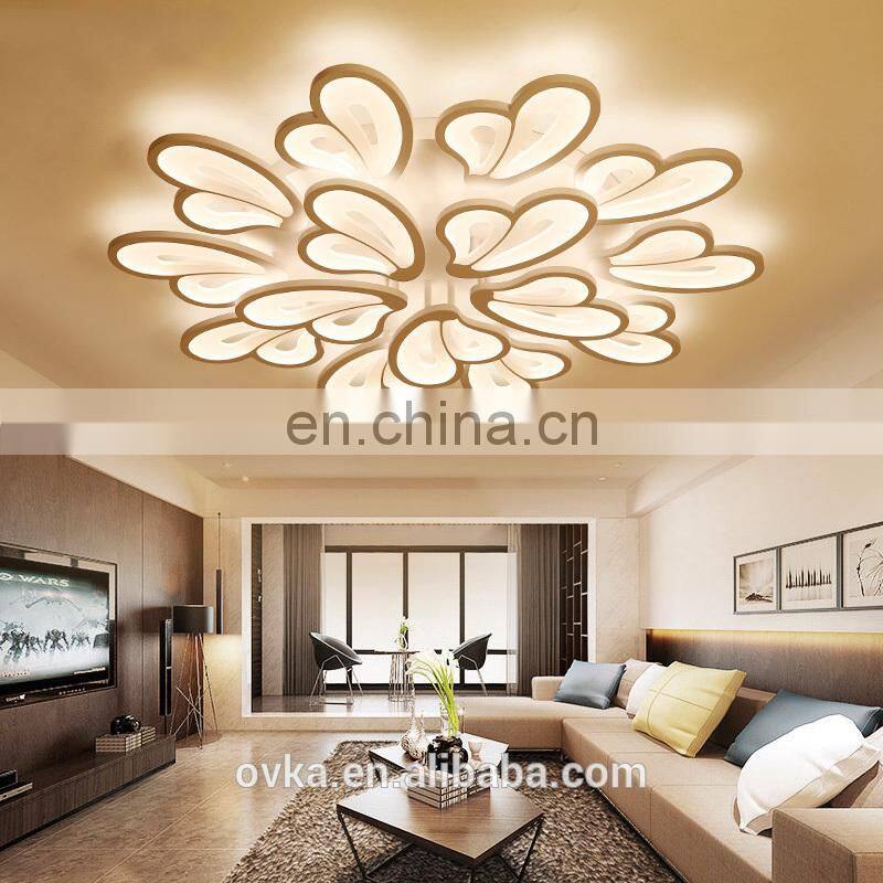 Creative butterfly model acrylic LED ceiling light for home