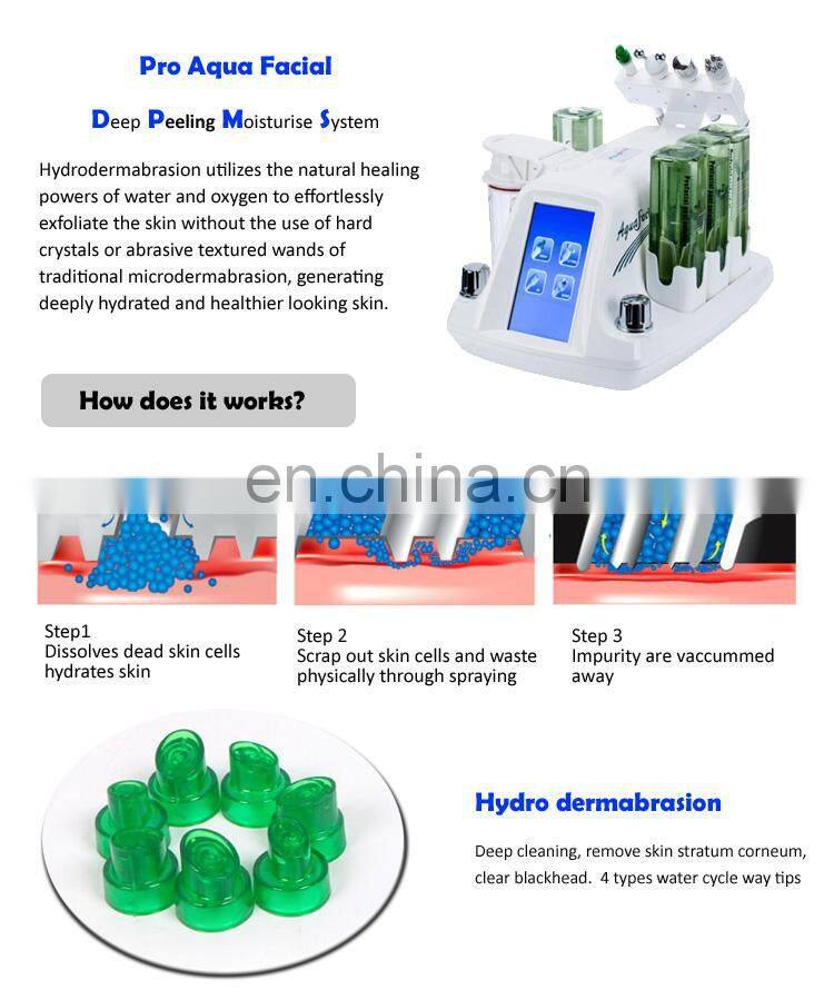 Korea Hydra Dermabrasion Beauty Machine/ Aqua Peel Facial Machine