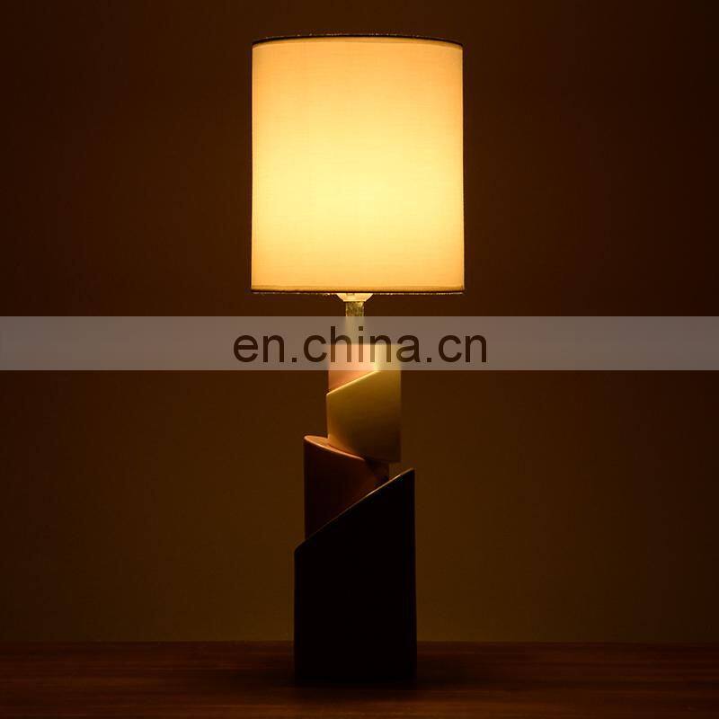 ceramic home decoration table lamp for indoor room and LED light source