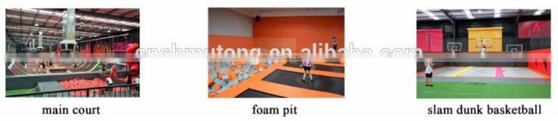 hot item spaceball trampoline with dodgeball foam pit