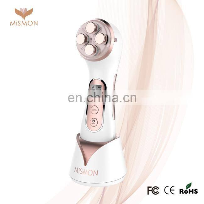Mismon patent CE ROHS FCC anti-aging radio frequency rf skin tightening machine set korean skin care