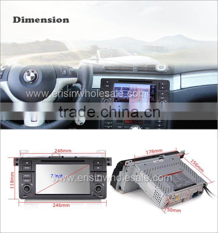 Erisin ES2246B 7" Car DVD GPS Android 4.4.4 3G WiFi Bluetooth for E46 MG ZT