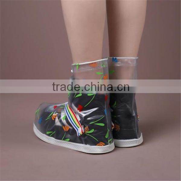 New arrival Hot Sale 2015 Outdoor PVC Rain Boots Cover Waterproof Shoe Covers