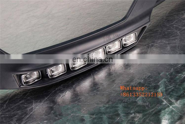 G CLASS W463 B style front lip with B led lights fit for G wagon W463 G63 G65 front bumper for autoparts