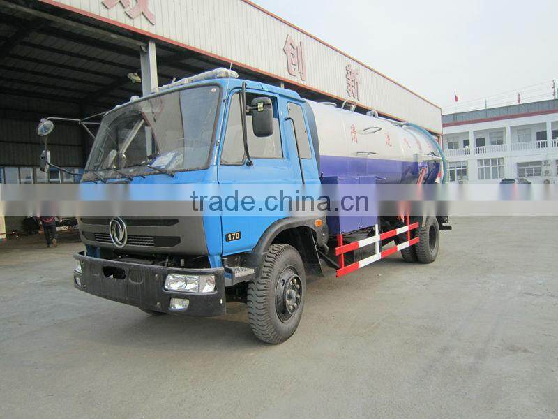 10000 liters high pressure vacuum suction truck