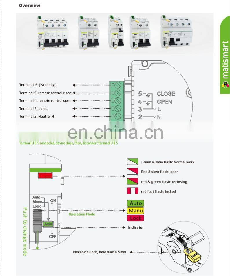 2021 latest technology matis MT53UV c32 auto recloser controller with over under voltage protection