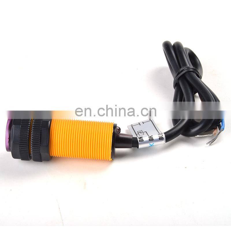 Smart Car Robot E18-D80NK Infrared Obstacle Avoidance Photoelectric Sensor Proximity Switch 3-80cm Detection Range Adjustable