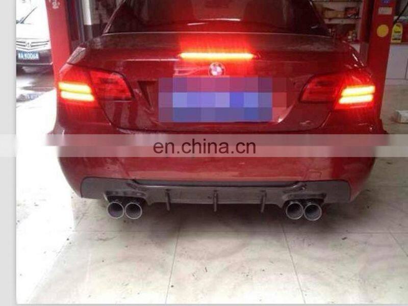 Carbon Fiber Rear Bumper Diffuser for BMW E92 M-tech 2008-2013