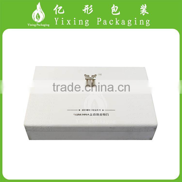 OEM customed PU leather packaging box with EVA foam for perfume