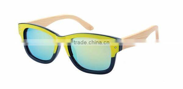 new arrival top quality men two colors revo tinted lens wood temple sungalsses