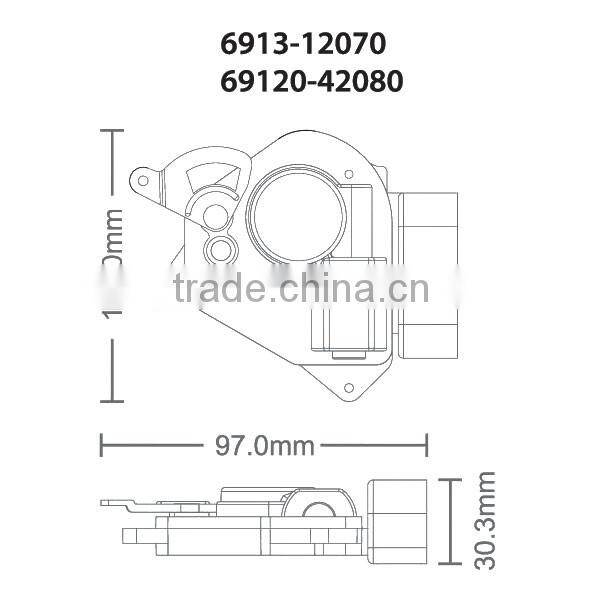 Car geely door lock actuator speicific type