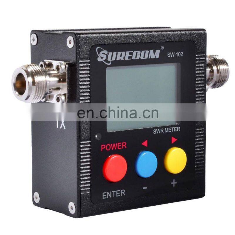 Surecom SW-102 125-525Mhz Digital VHF/UHF Antenna Power SWR Meter 2-Way Radio