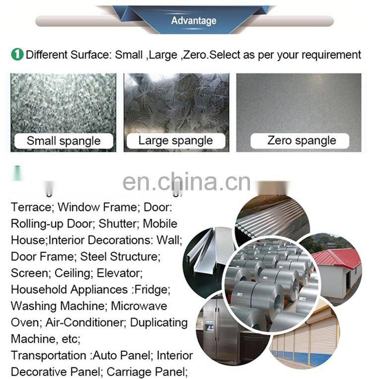 Sino Steel DX51D Z100 Galvanized Steel Coil Hot Dipped Galvanized Steel Coil For Roofing Sheet