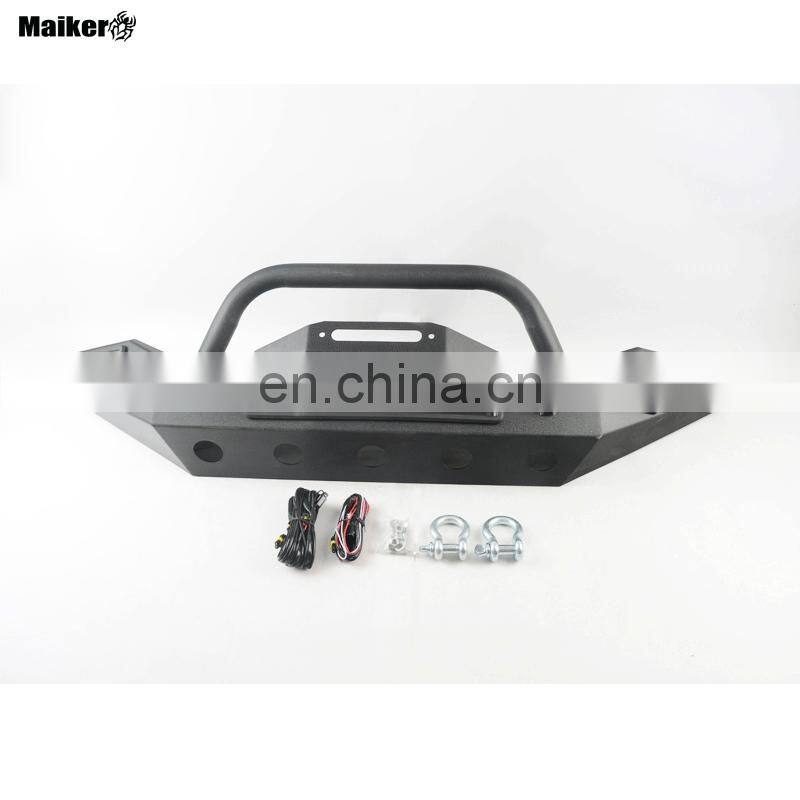 4x4 off road Front bumper for Jeep Wrangler JK 07-17 Bumpers with light car accessories