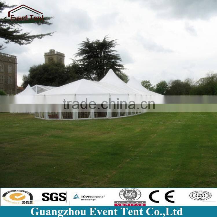 Used snow load glass wall cheap outdoor gazebo tent for temporary building