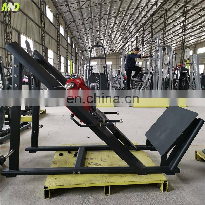 Hammer Strength Hack Squat Leg Press Machine Commercial Gym Equipment Plate Loaded Squat Machine
