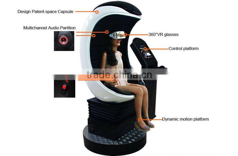 Factory Price 360 Rotating 9D Egg VR Cinema Simulator