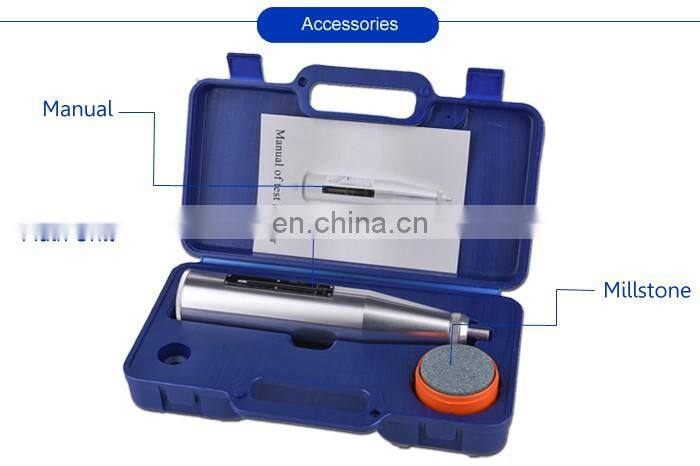 Taijia ht-225 digital hammer test beton used for hardness testing of materials hammer rebound test concrete