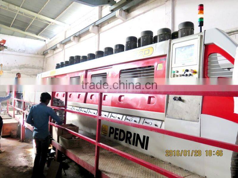 Triangle abrasive diamond resin fickert for grinding granite slab