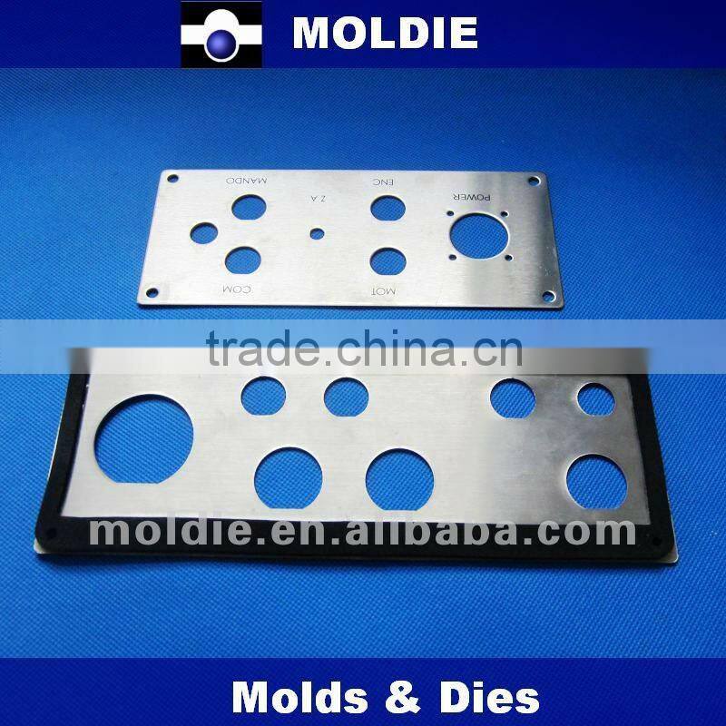 Punching plate of panel