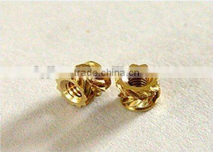 brass knurl nut
