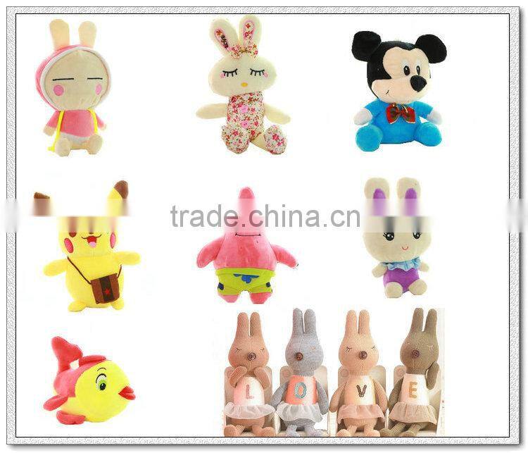 soft plush toy moon cushion with many colors