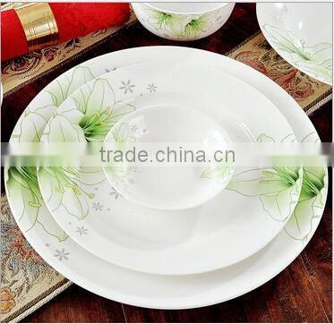 56 pcs 2016 new pattern and design dinnerware porcelain set