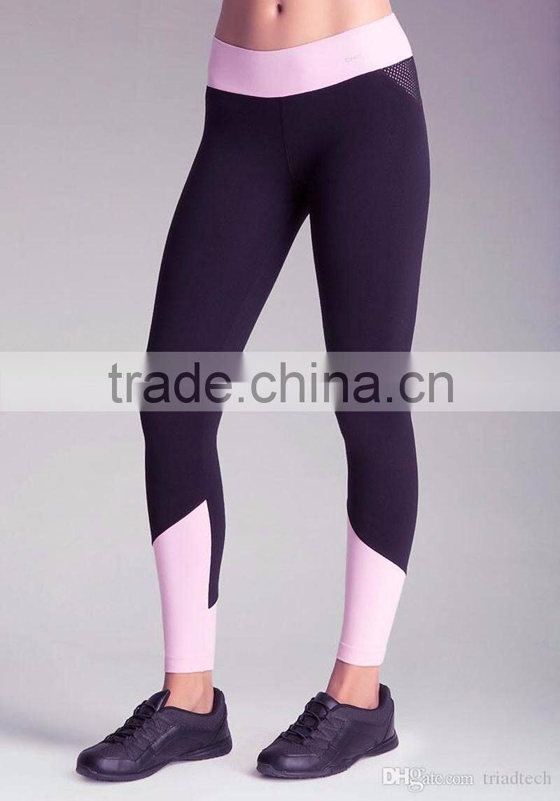 (OEM/ODM Factory)woman full running pants yoga pants comfortable most fashionable sports legging quick dry gym clothing