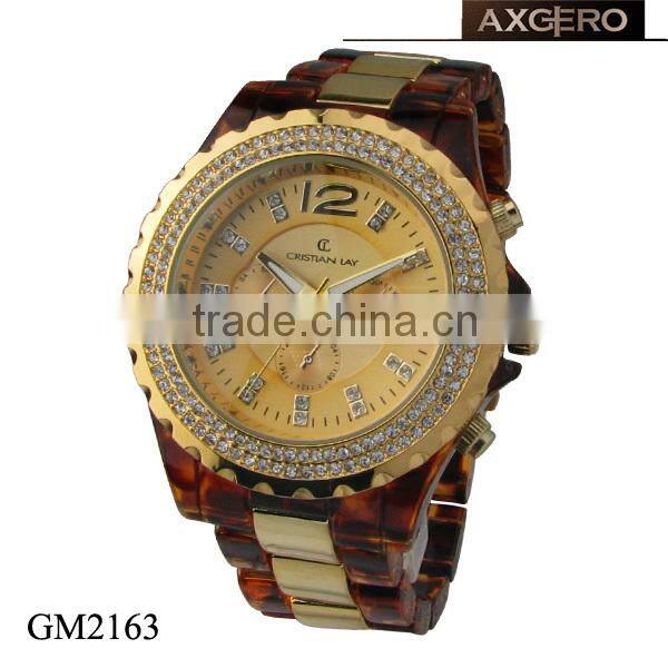 Plastic material men quartz watches