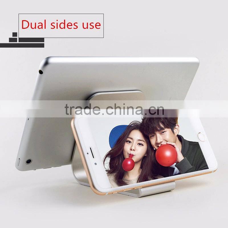 Aluminum desk top micro suction tablet holder stand for iPhone, iPad
