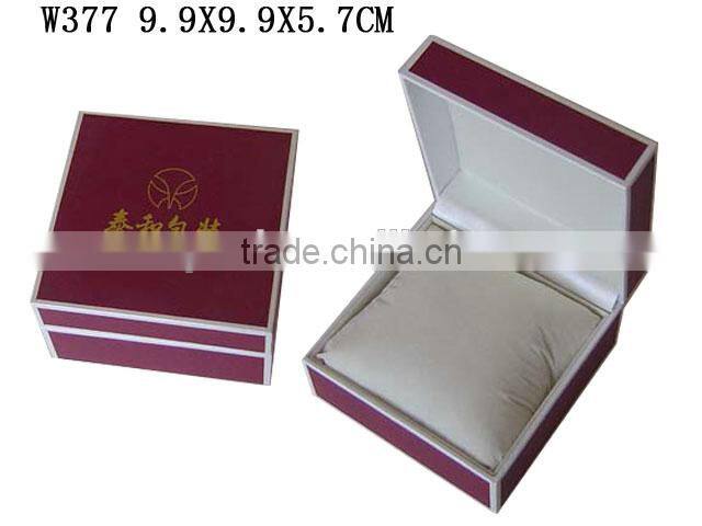 Red Plastic Men Watch Box