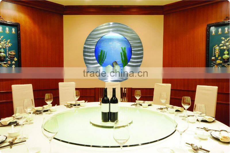 Round Glass Aquarium Wall Mounted Aquarium Fish Tank