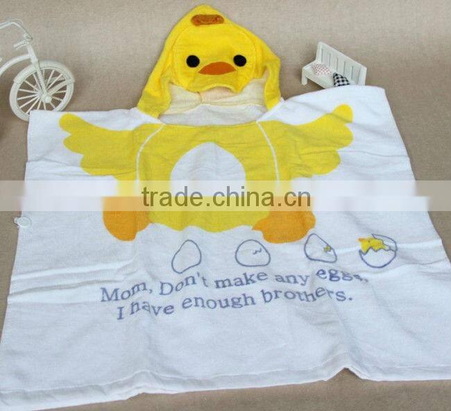 Pure Cotton Children Bath Towel Cute Cartoon Kids Bathrobe Ainmal Baby Bathing Suits