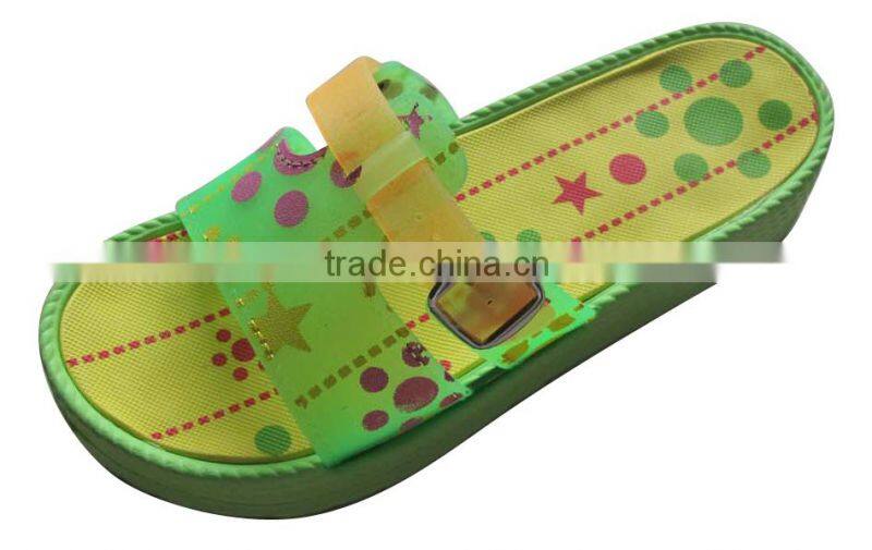 women fashion rubber slipper hign heel slipper