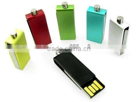 Hot selling 8gb Metal mini usb flash drive 2.0 with cheapest price