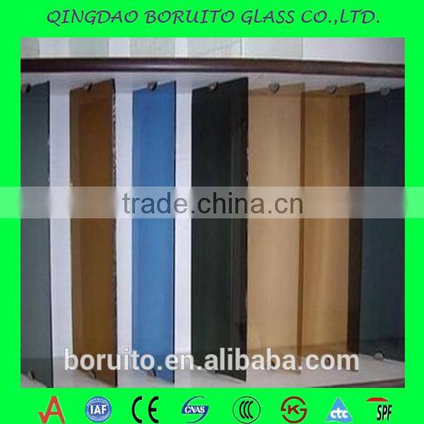 China supplier 4-12mm standard size tempered building glass for balcony railing with competitive price