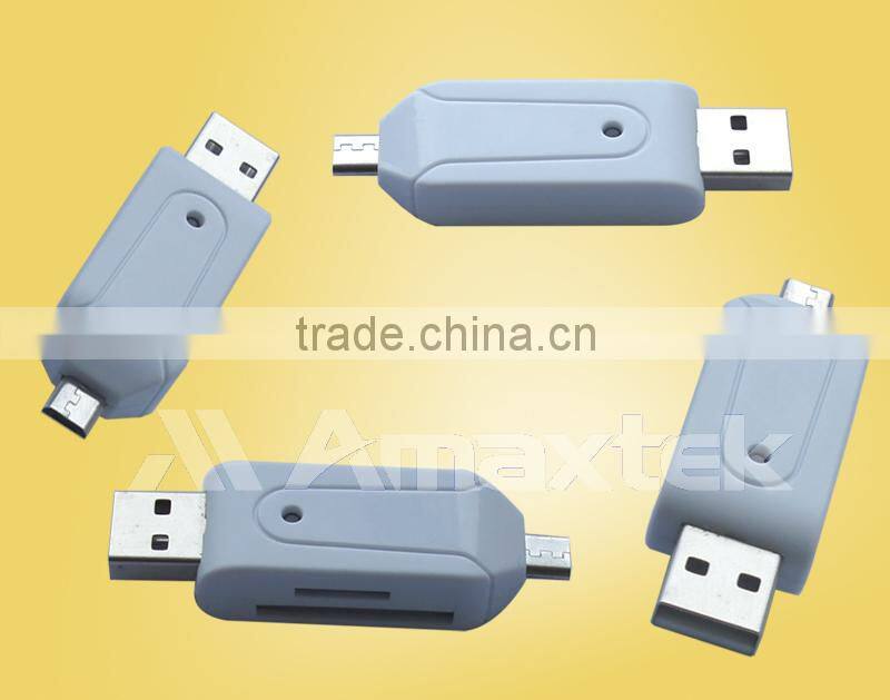 USB 2.0 OTG Card Reader for Smart phone