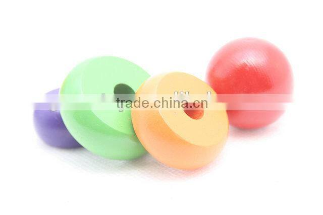 Baby wooden rainbow tower blocks toys