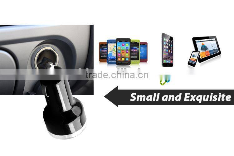 Car charger with compact design for added portability