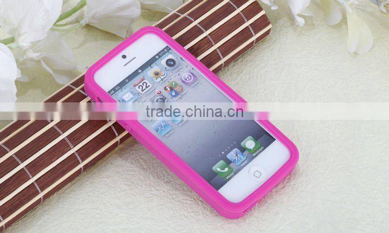 High quality Silicone case rose design for iphone 5(Have stock)