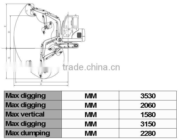 1.7ton mini hydraulic crawler excavator with Japan Kubota engine,hammer,bucket,ROPS,rubber tracks,CE