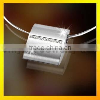 Laser custom pendants black tungsten pendants wholesale dog tag pendants