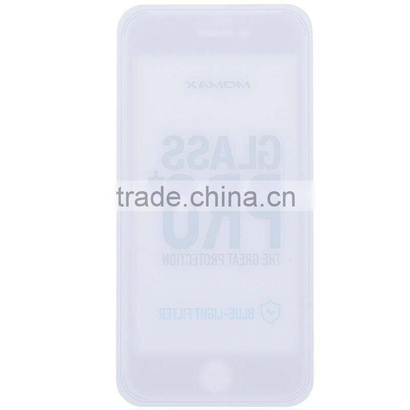 Original MOMAX Hard Full Screen Protector Tempered Glass Screen protective Film For iPhone 6/6s 4.7 inch PZAPIP6FFARB MT-4838